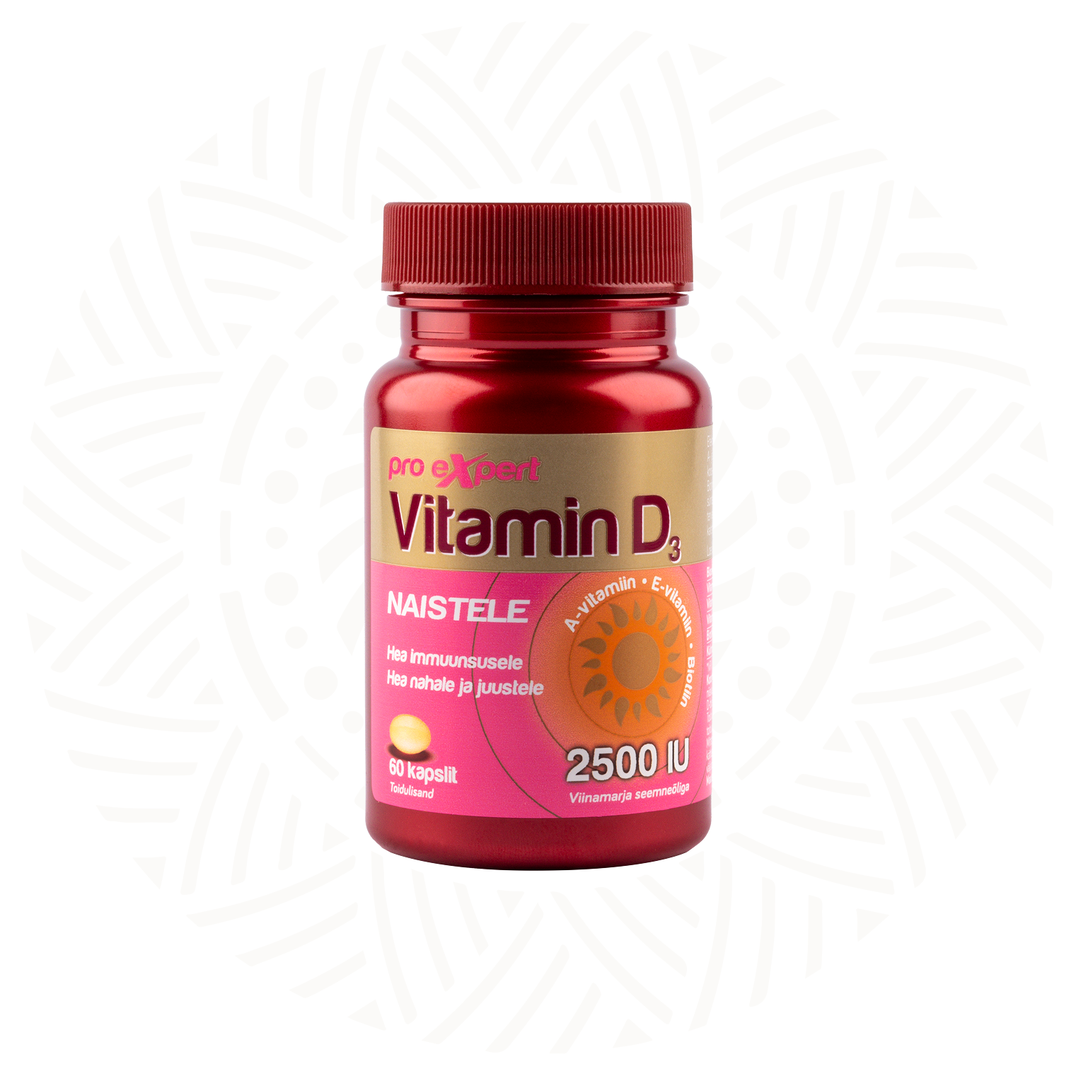 Vitamin D3 Pro Expert 2500IU N60 softgel capsules for women