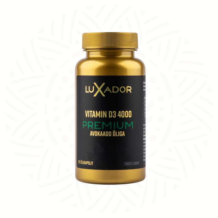 LUXADOR Vitamin D3 4000IU PREMIUM N120 softgel capsules