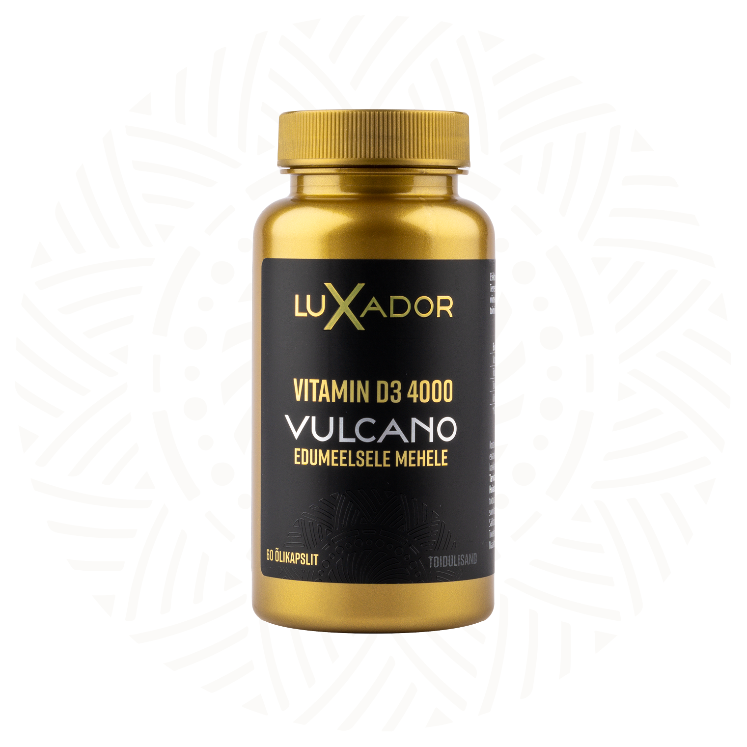 LUXADOR Vitamin D3 4000 VULCANO N60 softgel capsules