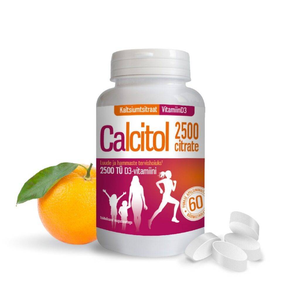 CALCITOL CITRATE 2500 N60 Chewable Tablets
