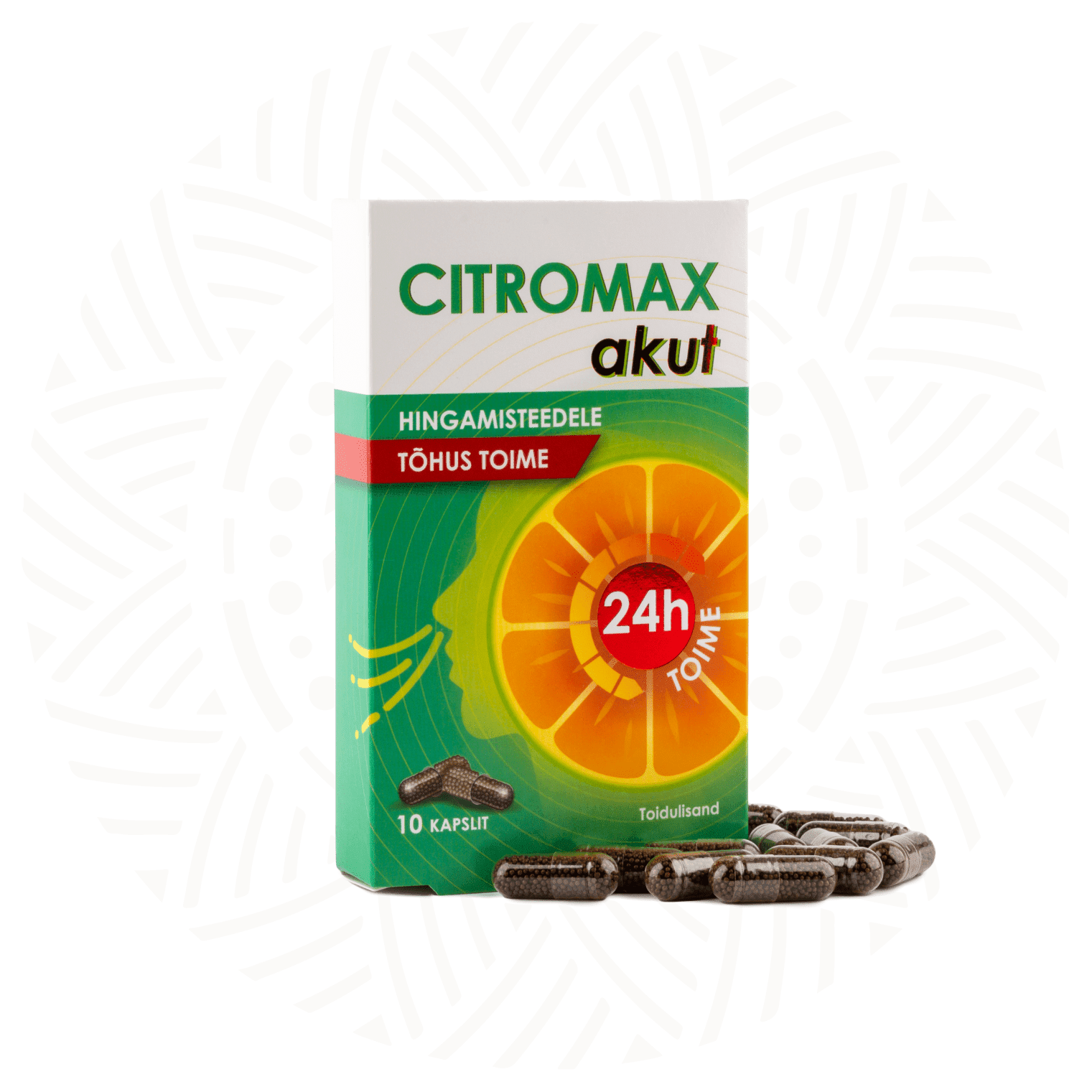 Citromax Akut N10 — box and capsules