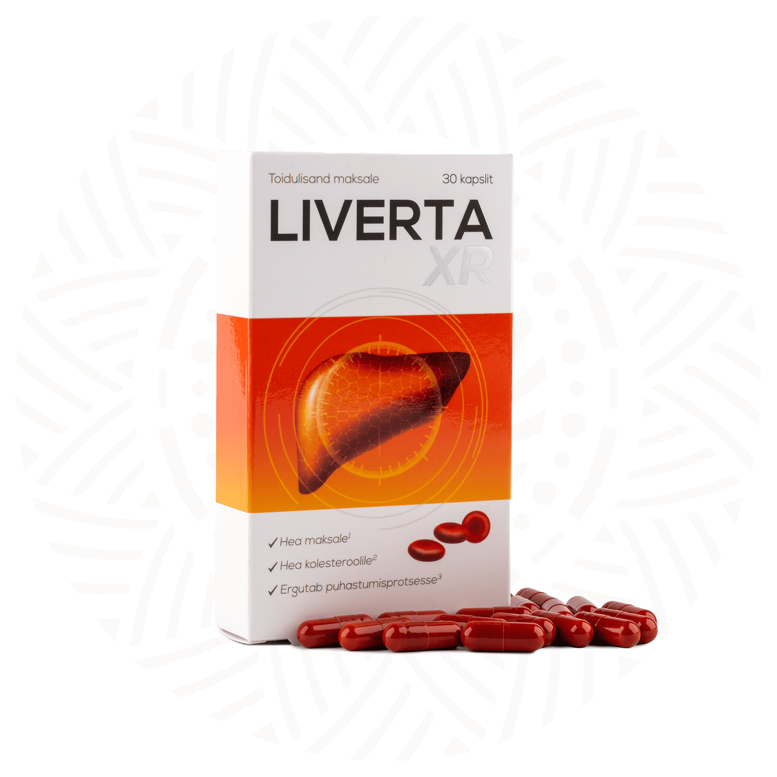 Liverta XR N30 — box and capsules