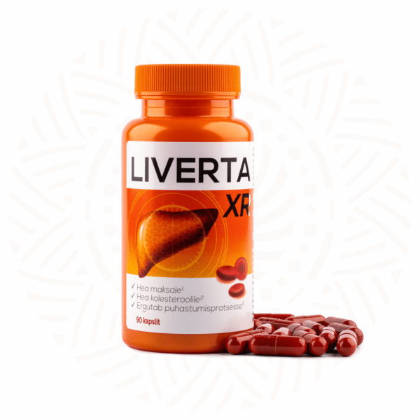 Liverta XR N90 — bottle and capsules