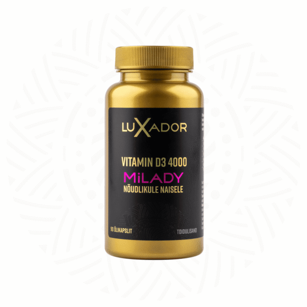 LUXADOR Vitamin D3 4000 MiLADY N90 — bottle