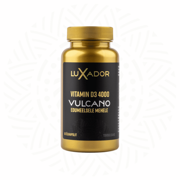 LUXADOR Vitamin D3 4000 VULCANO N60 — bottle