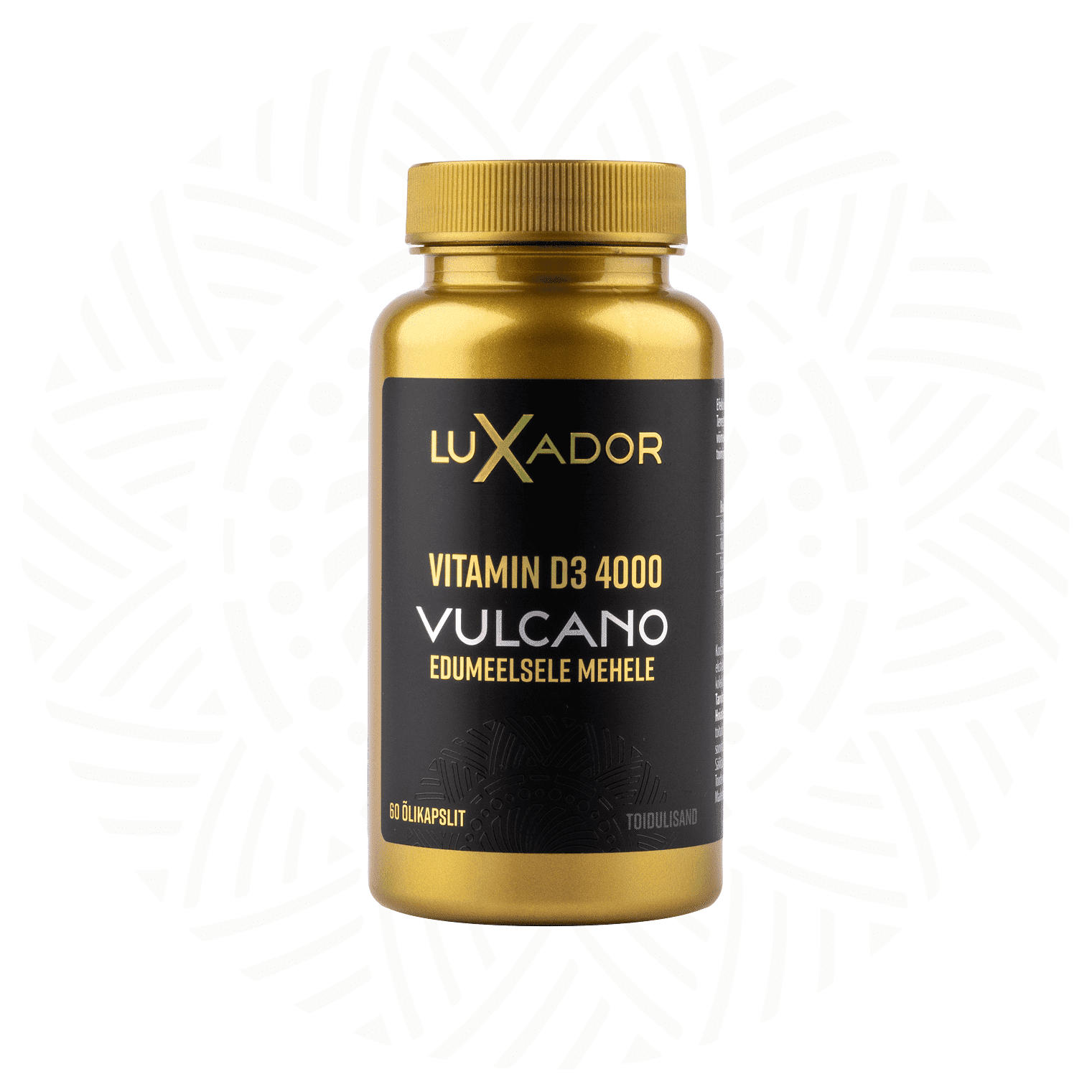 LUXADOR Vitamin D3 4000 VULCANO N60 — bottle