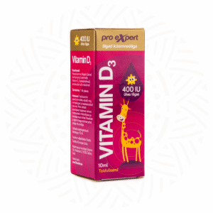 Vitamin D Pro Expert 400IU Drops 10ml for Kids with cumin oil — box