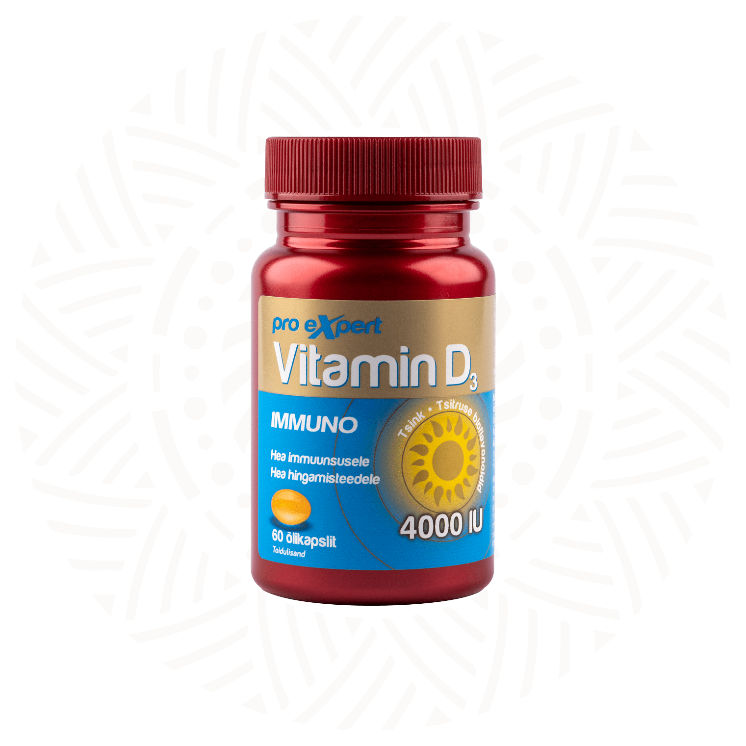 Vitamin D3 Pro Expert Immuno 4000 IU N60 — bottle