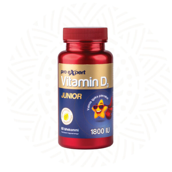 Vitamin D3 Pro Expert 1800 IU Junior STAR — bottle