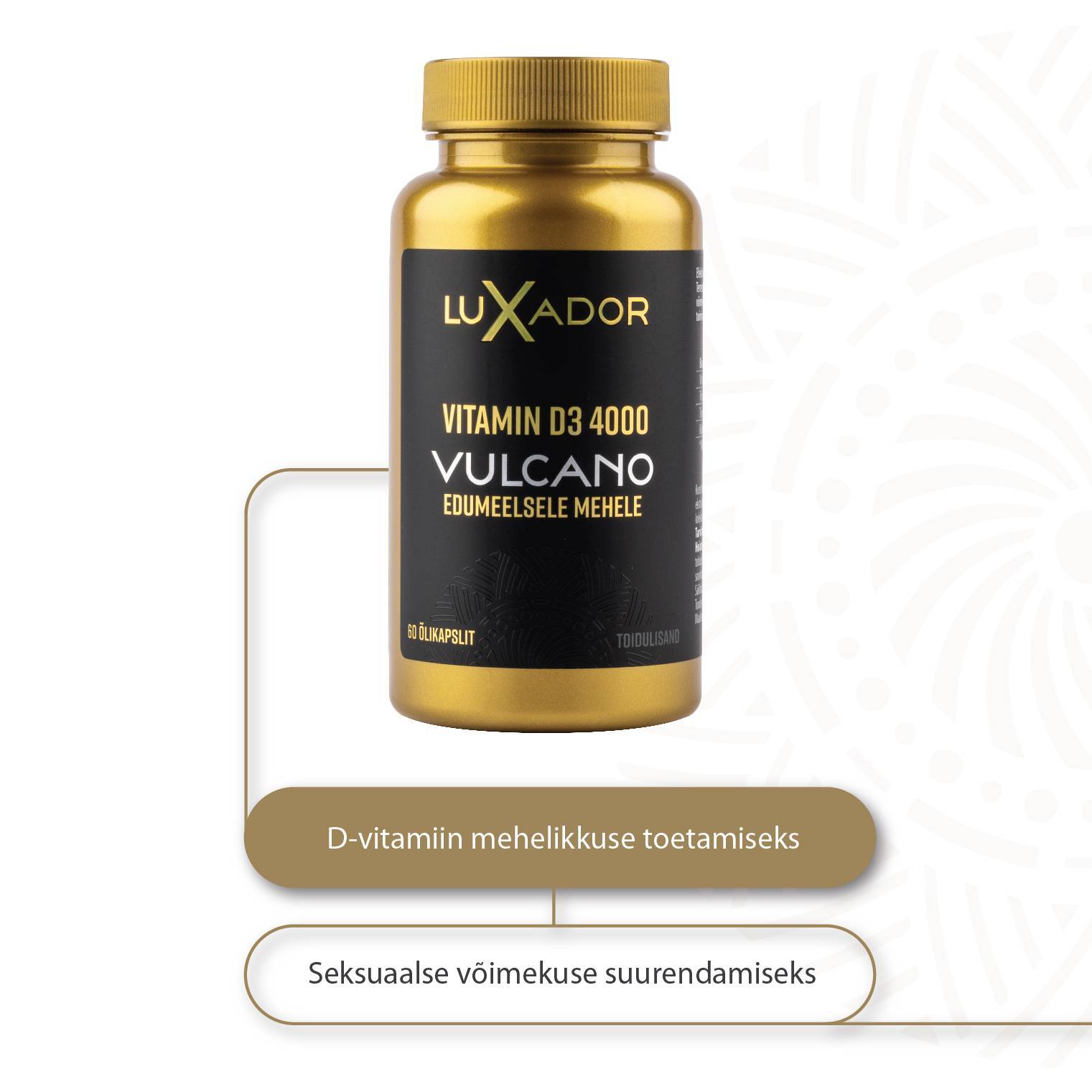 LUXADOR Vitamin D3 4000 VULCANO N60 — purk