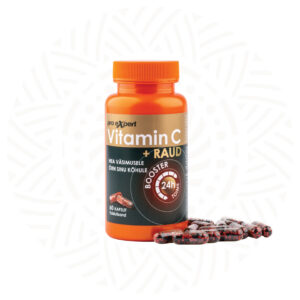 Vitamiin C PRO Expert+ RAUD BOOSTER N60