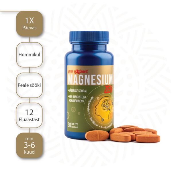 Magnesium Pro Expert ZEN N30 — tarvitamisjuhend
