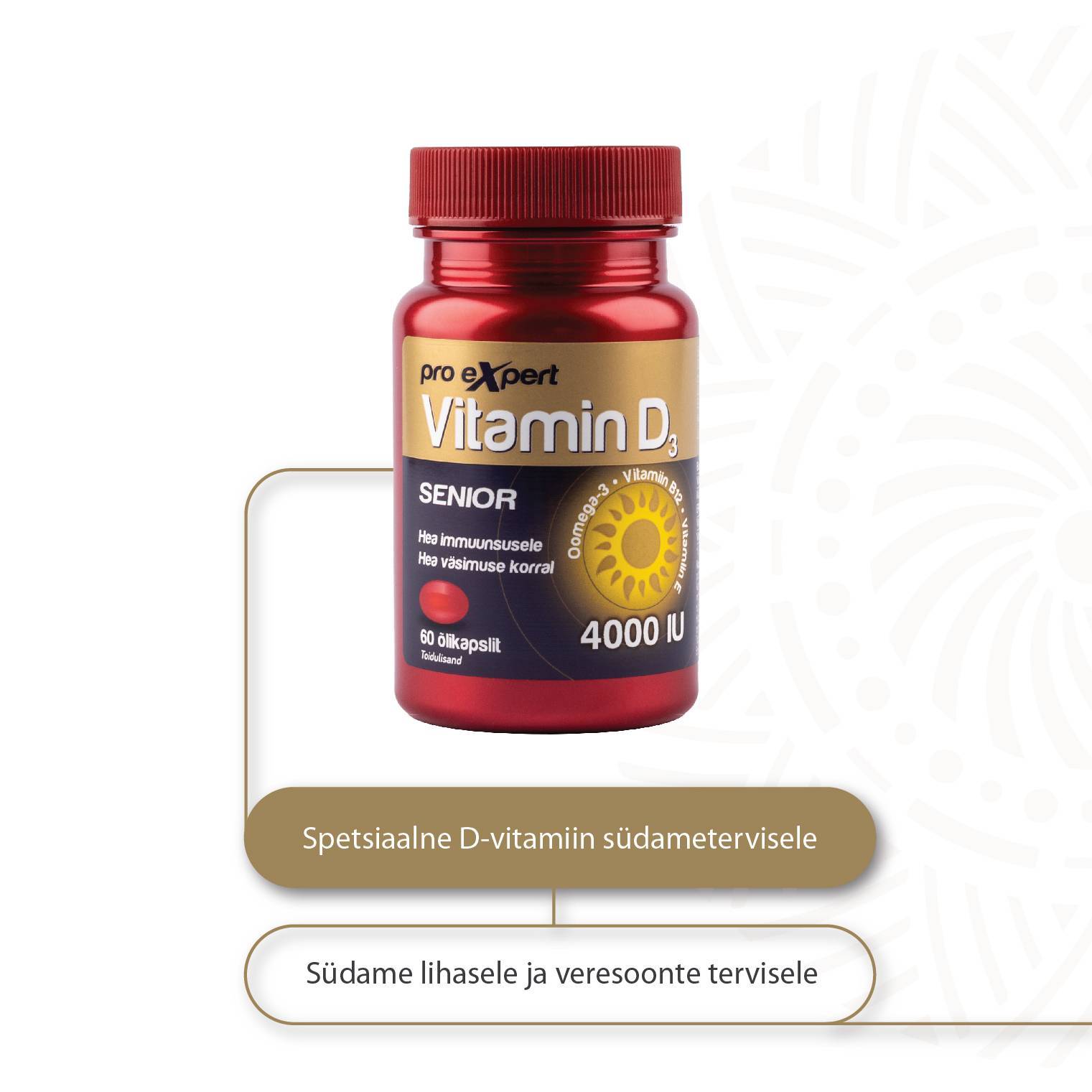 Vitamin D3 Pro Expert 4000IU SENIOR N60 — purk