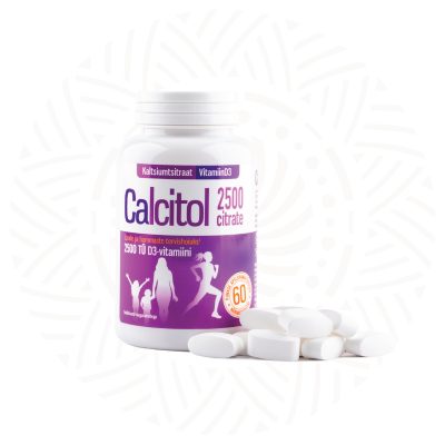 CALCITOL CITRATE 2500 N60 narimistablett 1
